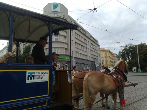 Historical tram stop at Moravske namesti - MS